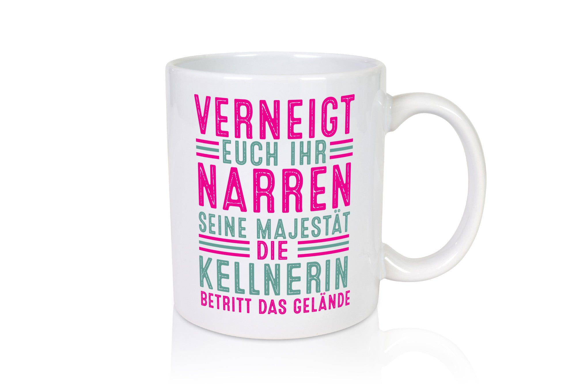 Verneigt euch: Kellnerin | Beruf Kellnern Bedienung Geschenkidee Arbeit