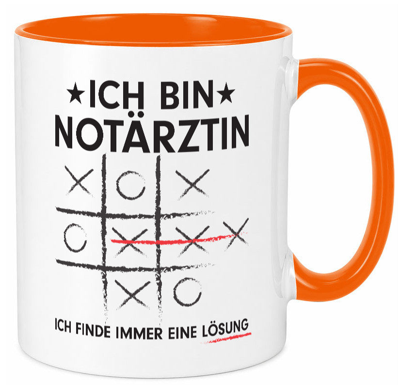 Löse Probleme: Notärztin | Ãrztin Geschenk Humor Geschenkidee lustiger Spruch Tasse