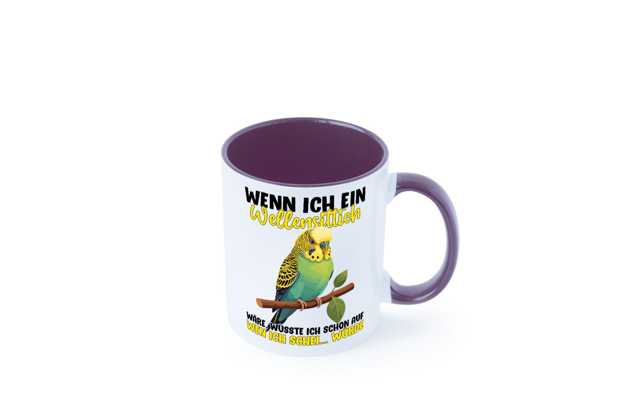 Wellensittich | Vogelbesitzer Humor Geschenkidee Tasse