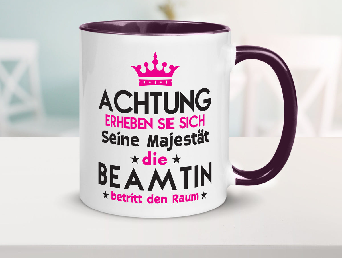 Seine Majestät Beamtin | Verbeamtung öffentlicher Dienst Geschenkidee Humor Tasse