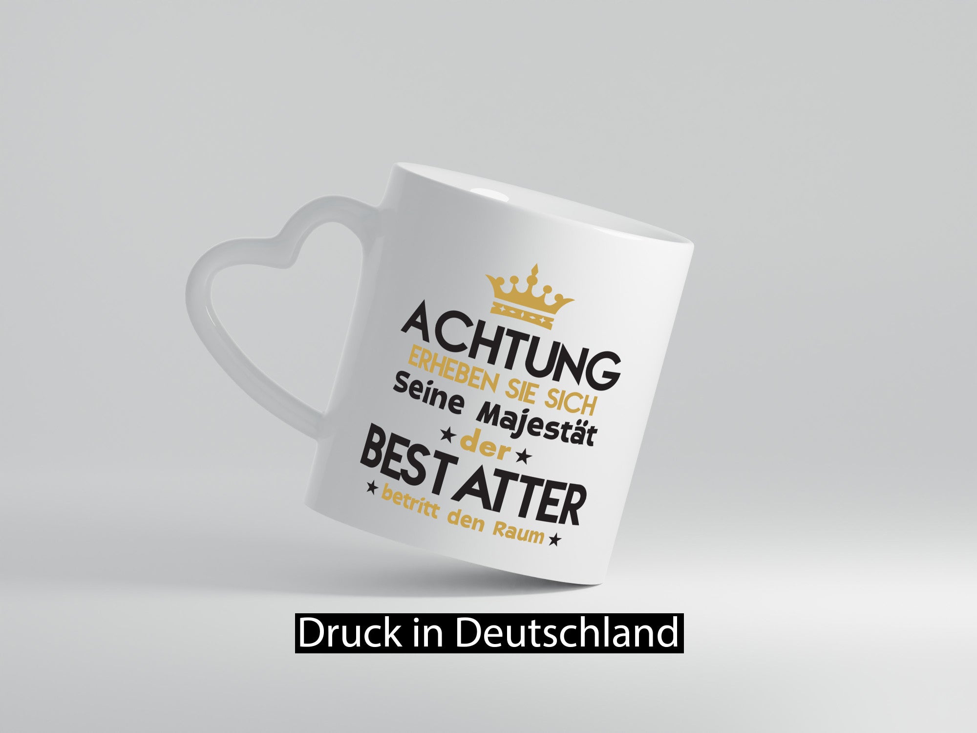 Seine Majestät Bestatter | Bestattung Totengräber Humor Geschenkidee Tasse