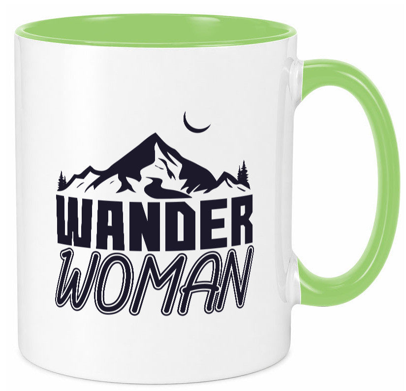Wander Woman | Frauen Tasse Wanderer Bergsteigen lustig Familie Geschenkidee