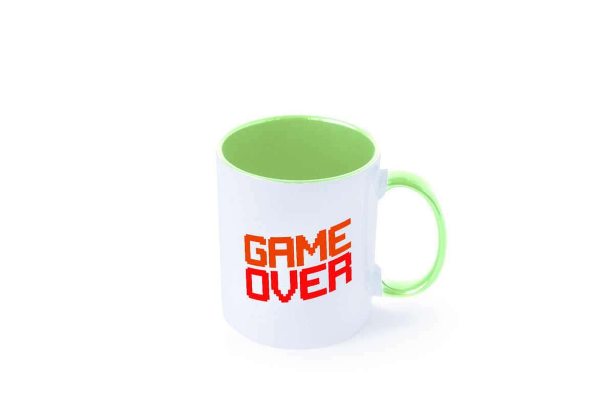 Game Over | Gamer Zocker Retro PC Nerd Pixel Geschenkidee Humor Tasse