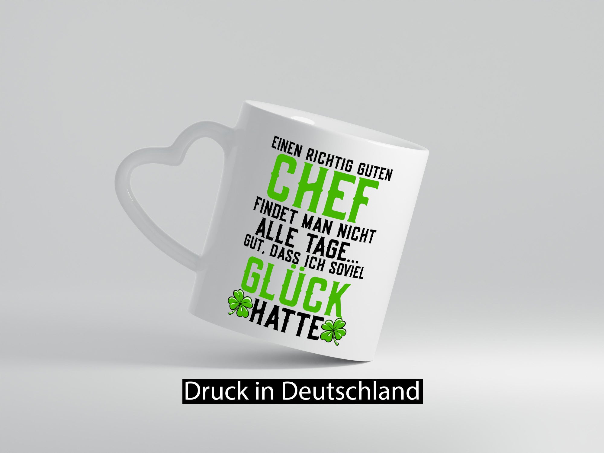 Richtig guter Chef | Dankeschön Arbeit Kleeblatt Geschenkidee Kollegen Büro