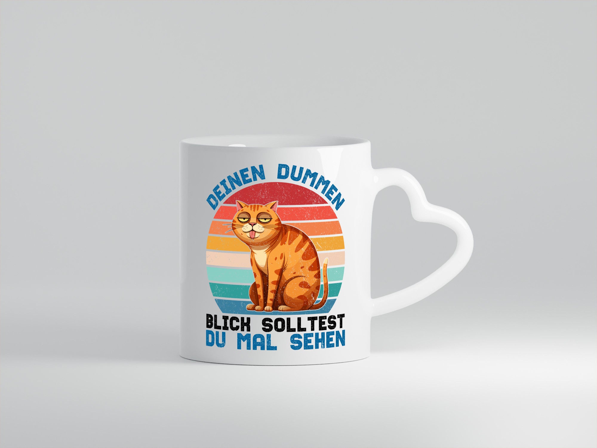 Deinen dummen Blick solltest du mal sehen | Katze Geschenkidee Tierliebhaber