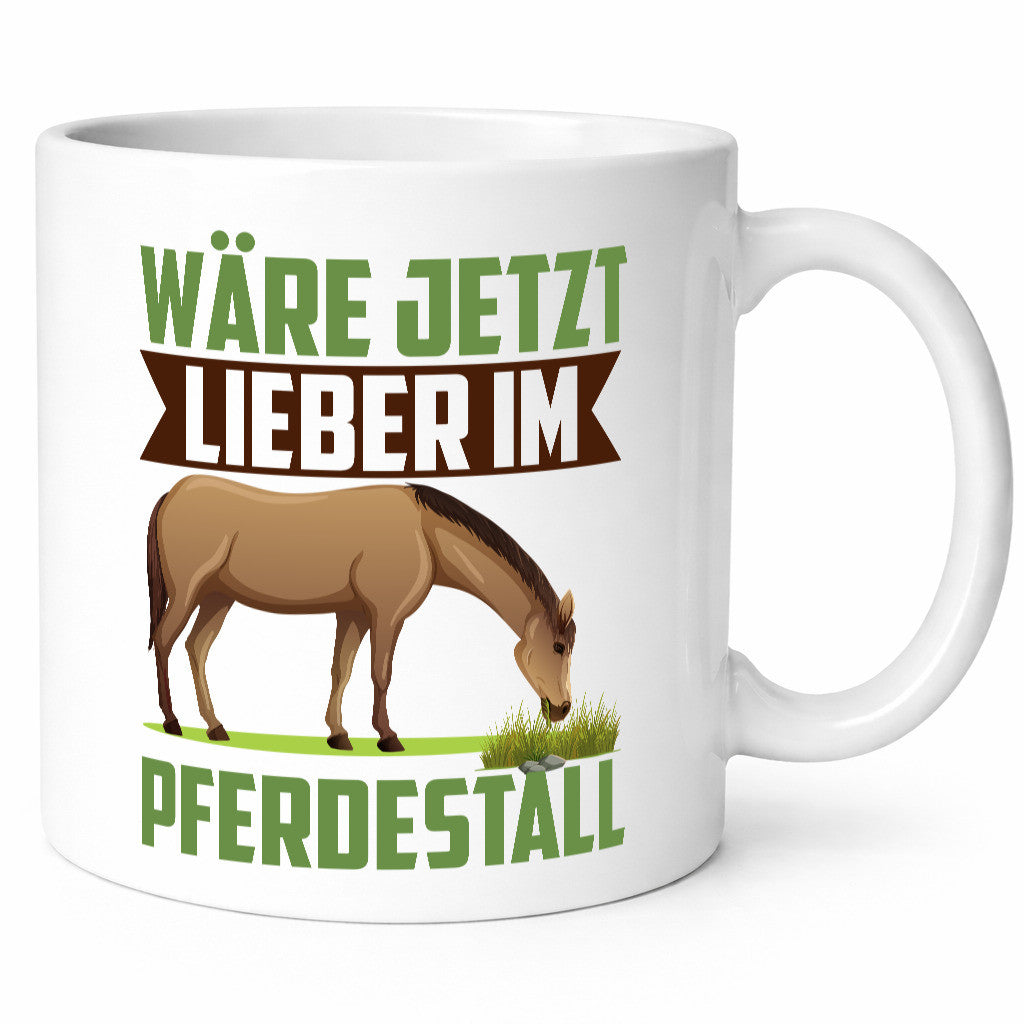 Wäre jetzt lieber im Pferdestall | Pferdeliebhaber Reithof Geschenk Humor