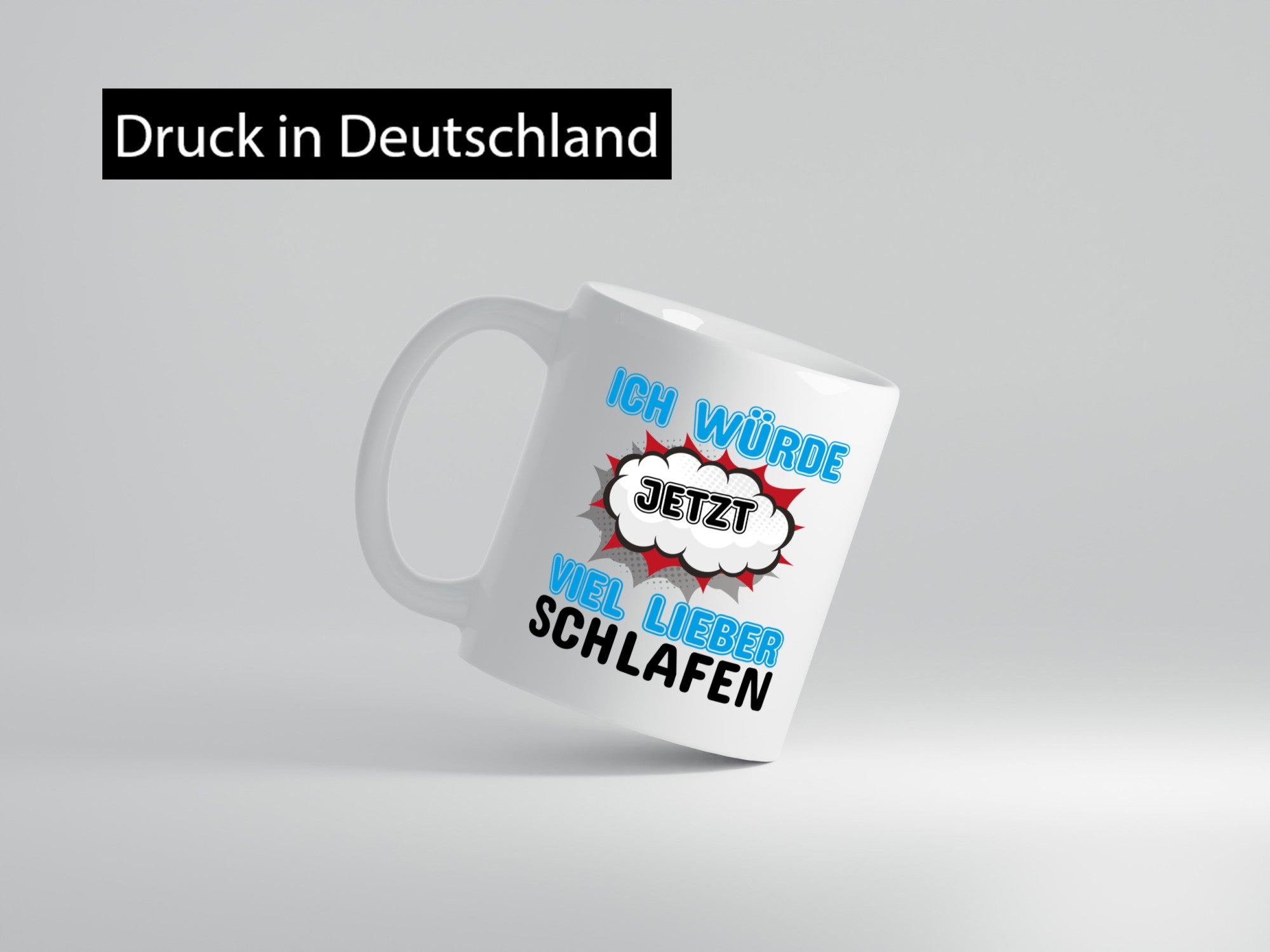 Ich würde jetzt lieber Schlafen Geschenk Humor Geschenkidee lustiger Spruch