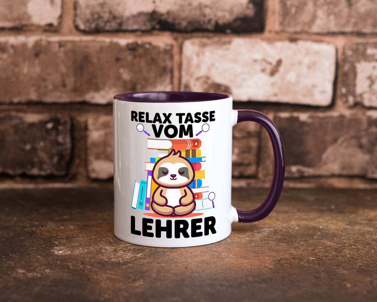 Relax Tasse: Lehrer | Schule Beruf Schüler lustiger Spruch Geschenk Arbeit