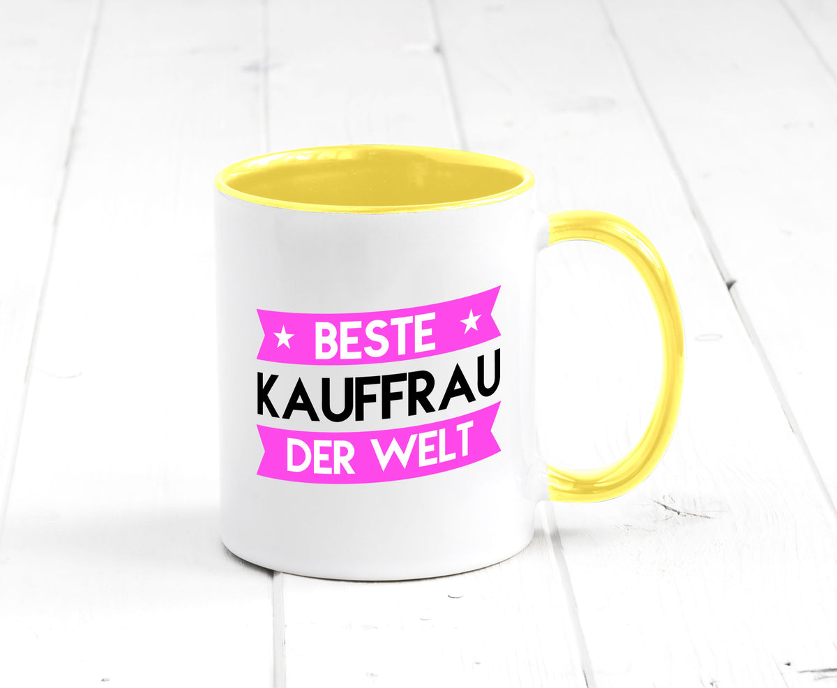 Beste Kauffrau | Kauffrauen Geschenkidee Humor Tasse