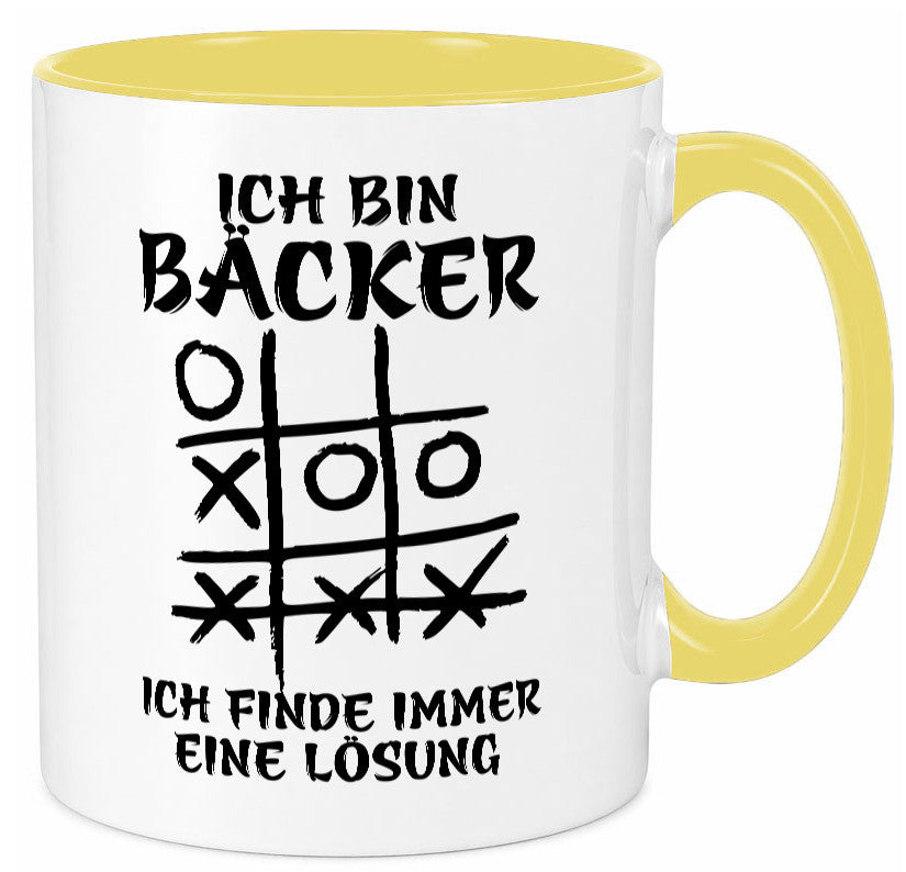 Ich bin Bäcker finde immer eine Lösung | Meister lustig Humor Geschenkidee