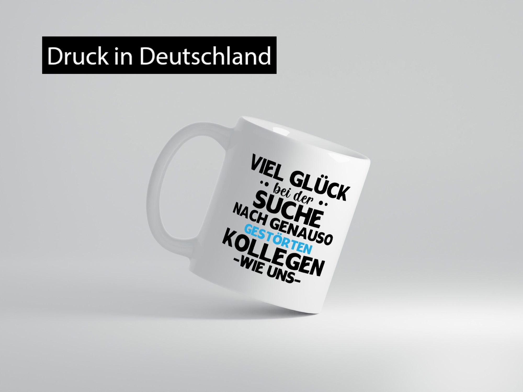 Viel Glück bei der Suche | Arbeitskollegen Arbeit Geschenk Kollegen Büro