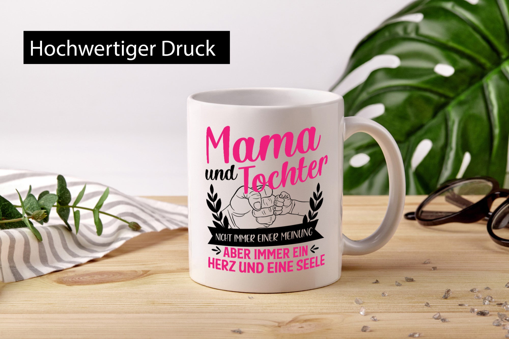 Mama und Tochter | Ein Herz eine Seele Mutterliebe Humor Familie Geschenkidee