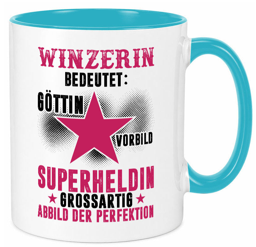Bedeutung von Winzerin | Weinbauer Wein lustiger Spruch Geschenk Humor