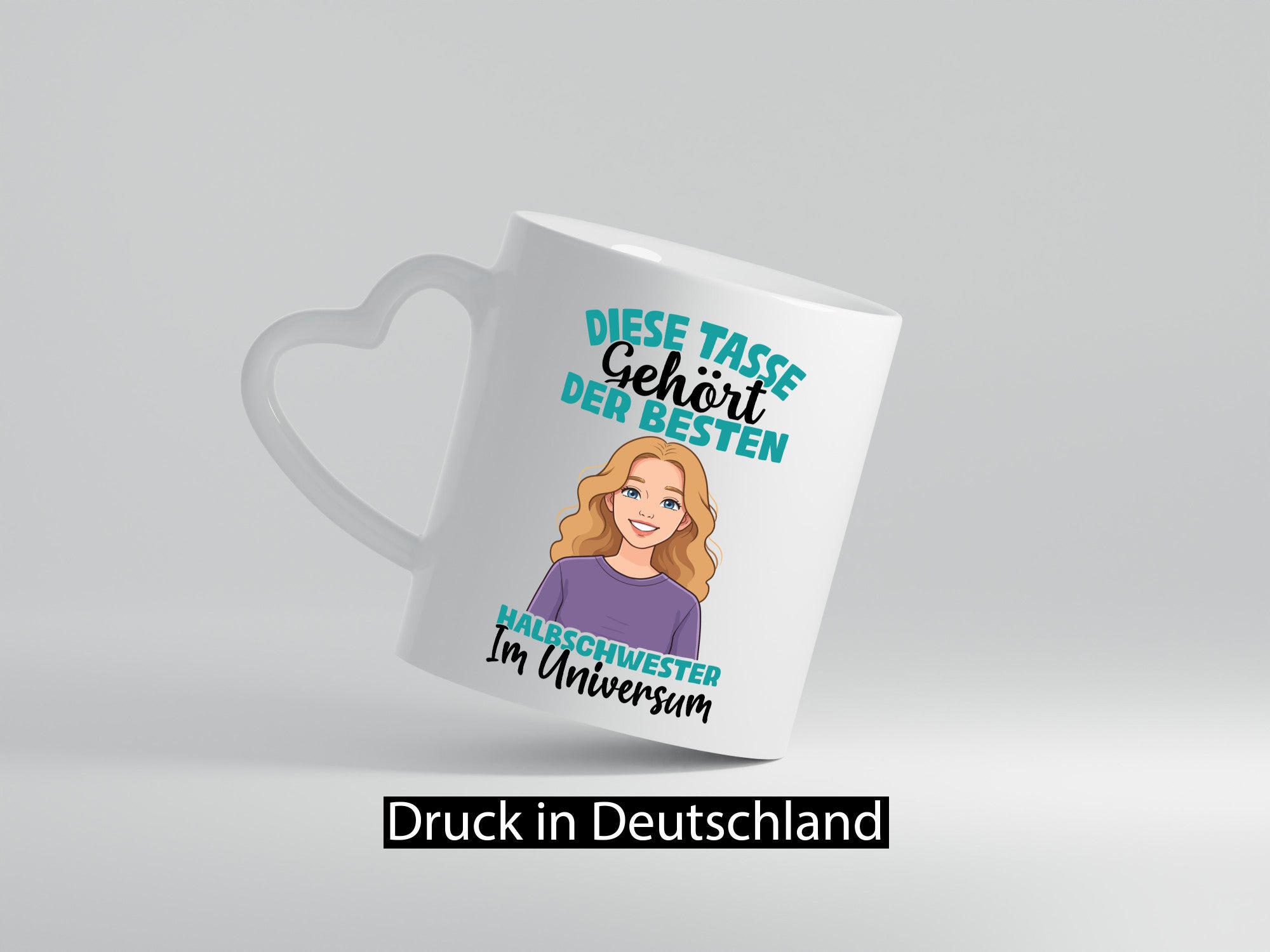 Im Universum: Halb Schwester | Stiefvater Stiefmutter Geschenkidee Familie