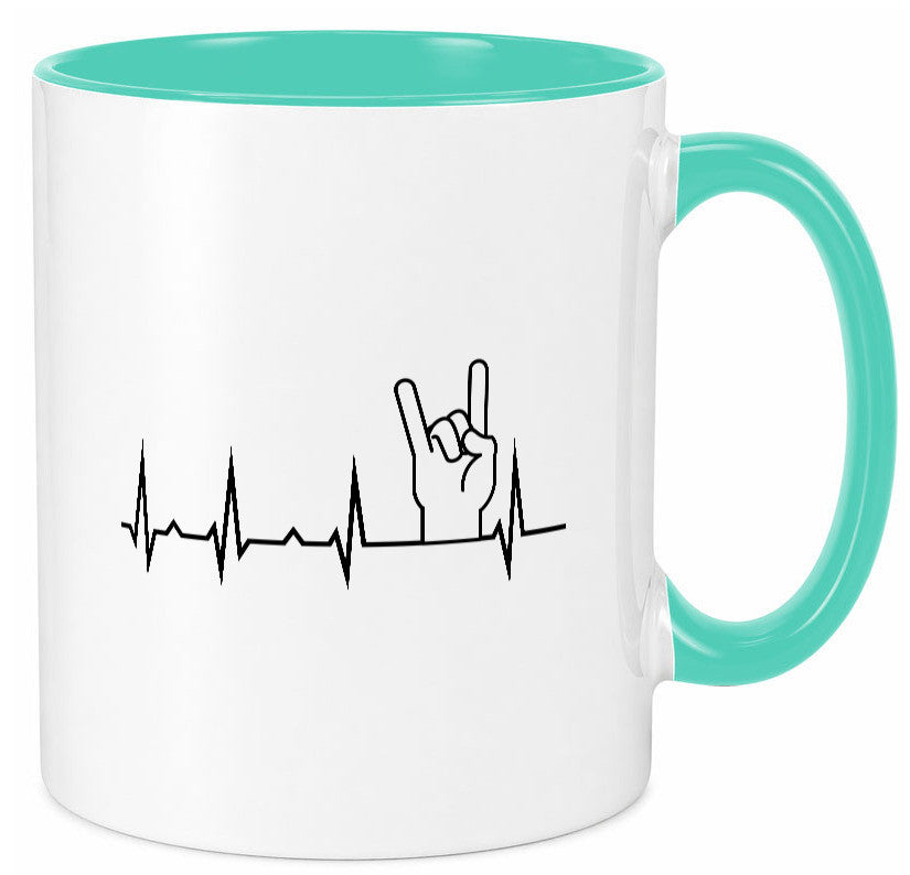 Heavy Metal Motiv | Rocker Musiker Rock Musik Geschenk Humor Geschenkidee Tasse