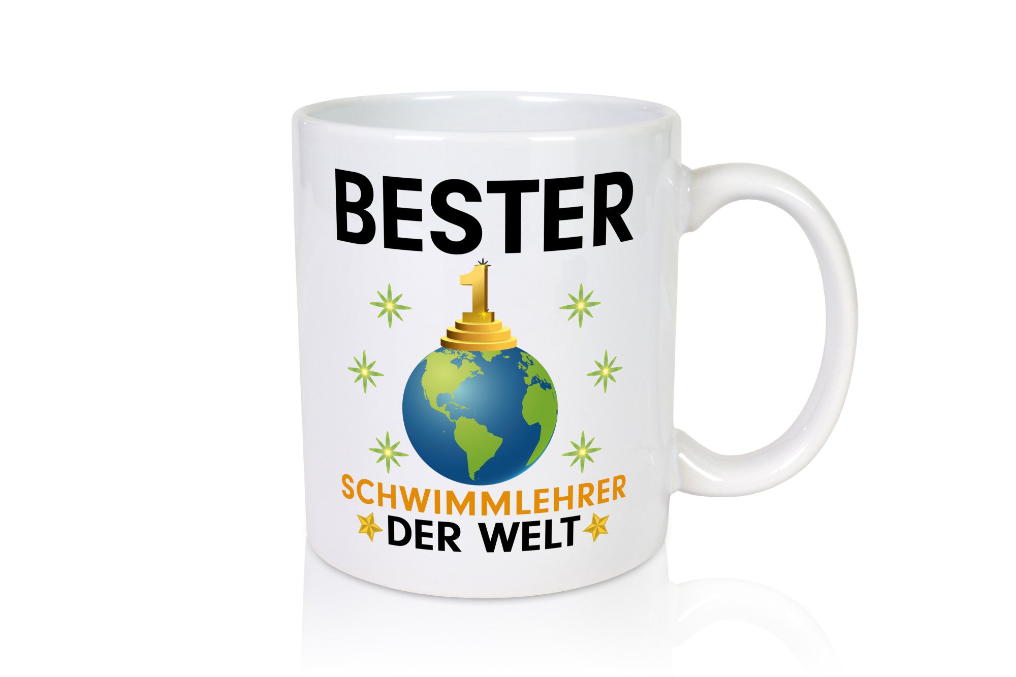 Welt Bester Schwimmlehrer | Lehrer Schüler schwimmen Humor Geschenkidee Tasse