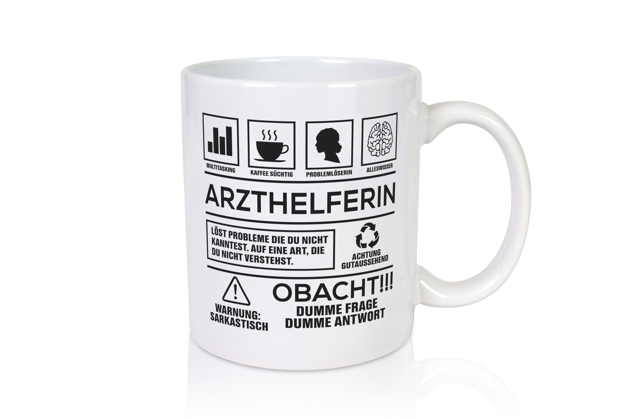 Achtung Probleme Arzthelferin | Fachangestellte Medizin lustig Humor