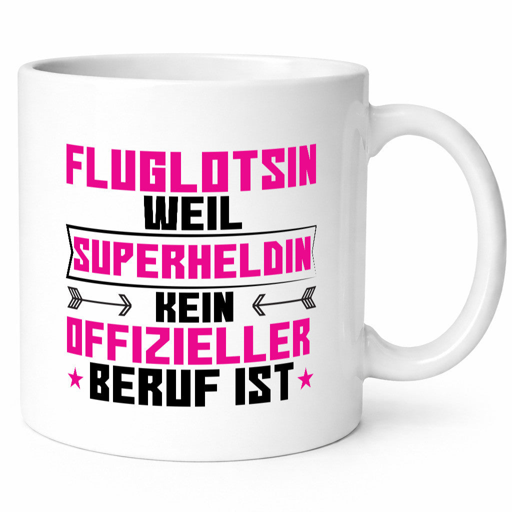 Superheldin Fluglotsin | Flughafen Flugverkehr Geschenkidee Humor Tasse