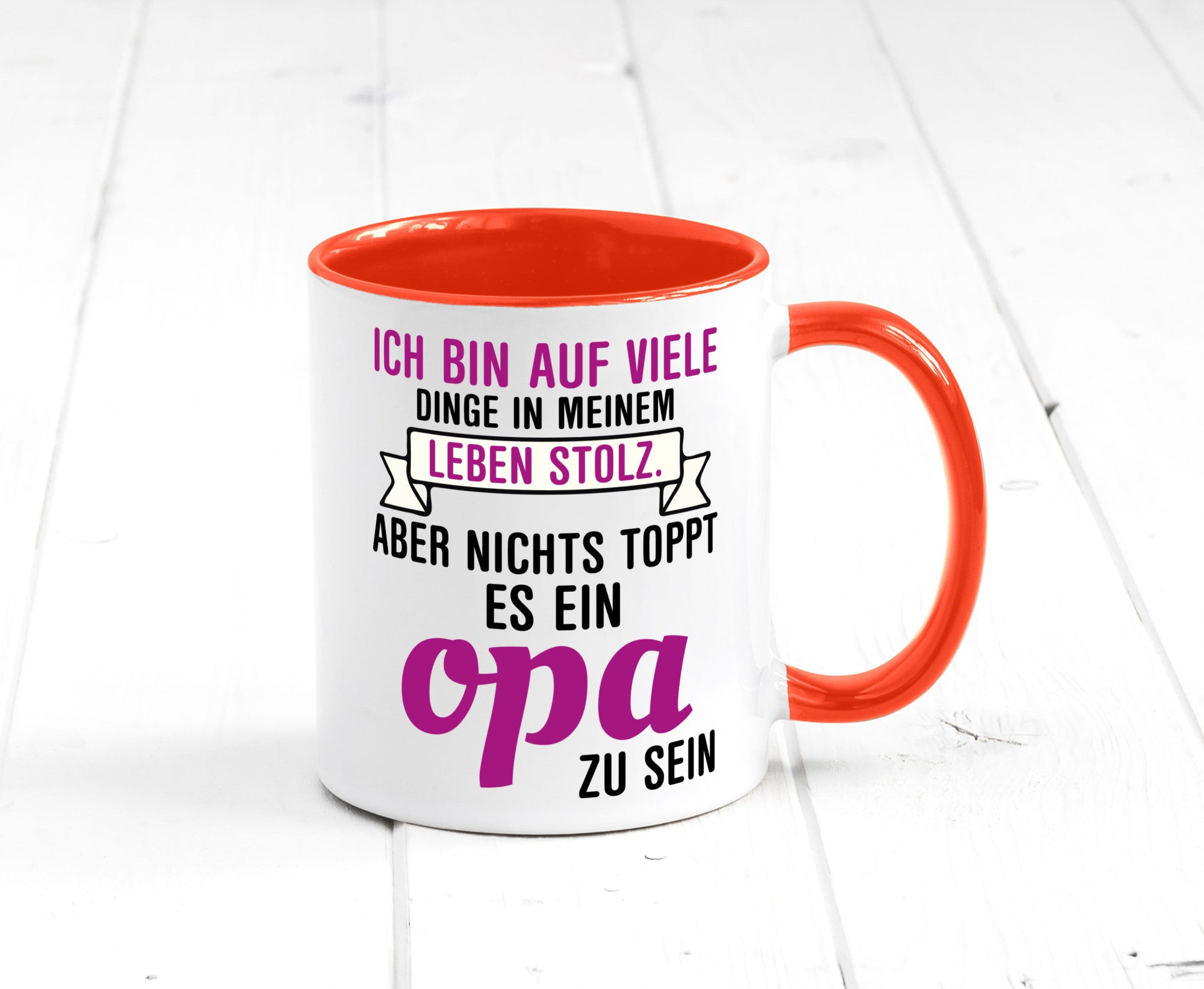 Opa Tasse | Stolzer Großvater Vatertag Enkelkinder Geschenk Familie
