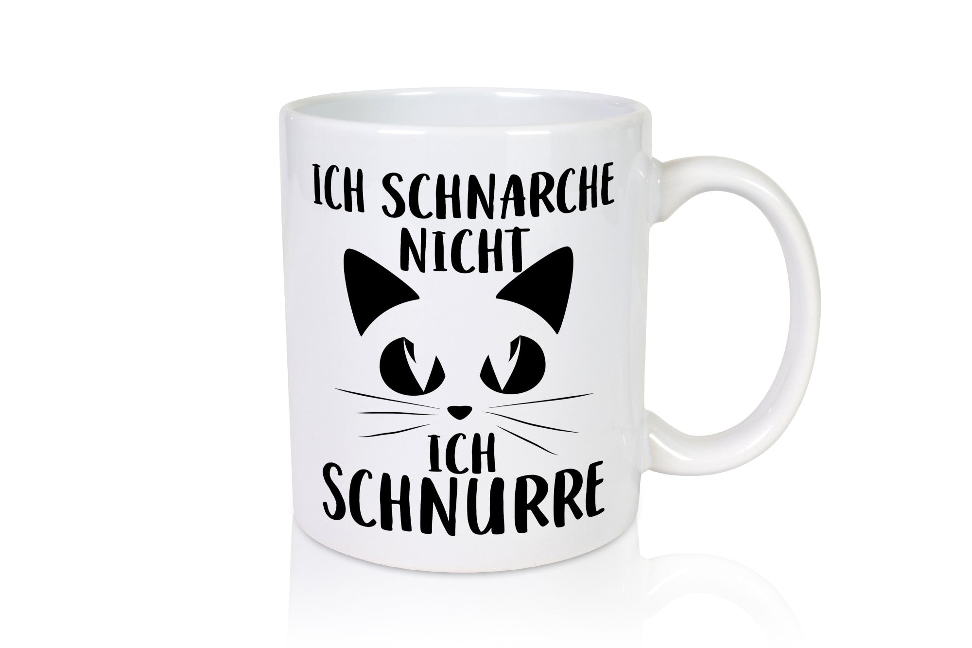 Nicht schnarchen, schnurren | Katze Schnurrhaare Augen Geschenkidee