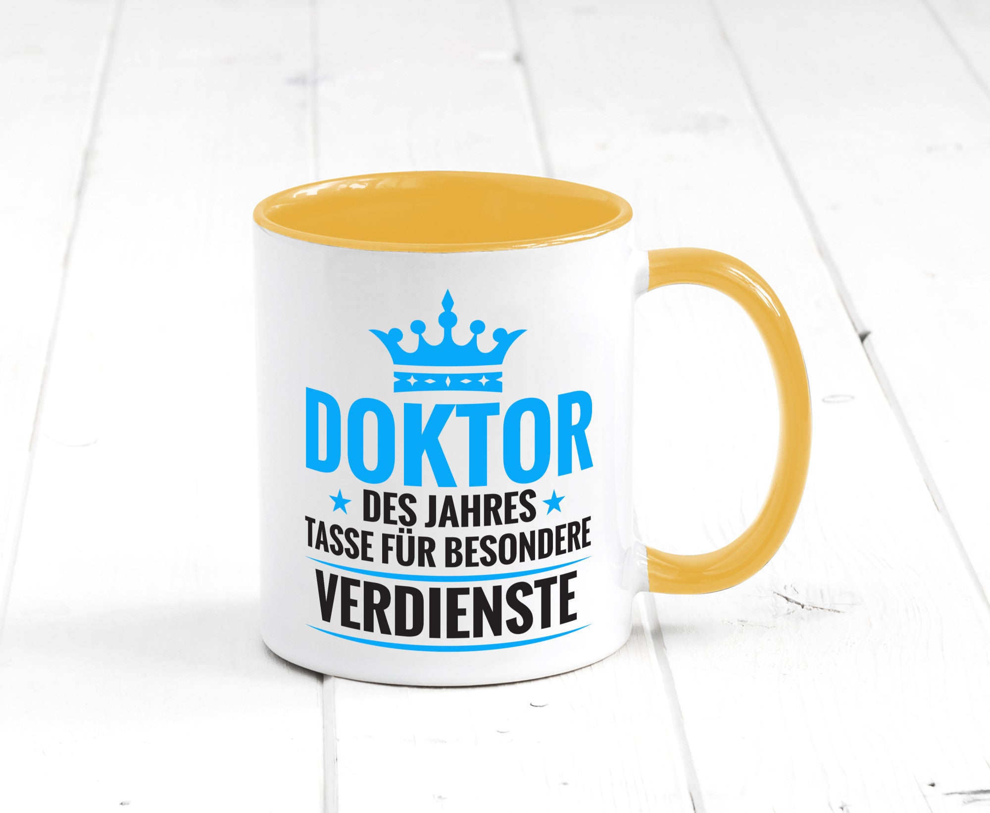 Besonderer Verdienst: Doktor | Doktorand Doktortitel Humor Geschenkidee Tasse