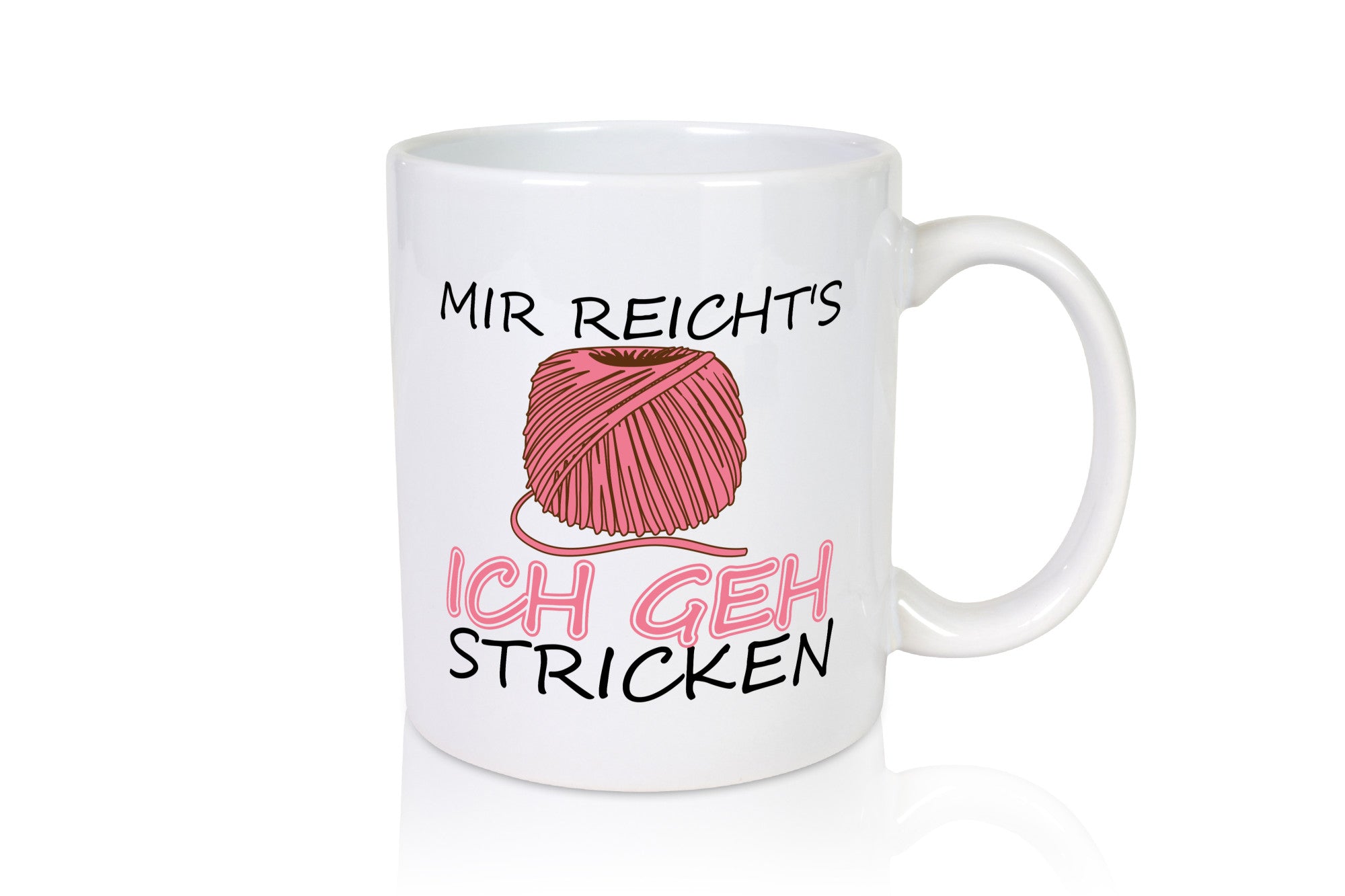 Ich geh stricken | Hobby Garn Handwerk lustiger Spruch Geschenk Humor