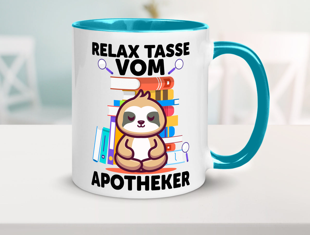 Relax Tasse: Apotheker | Apotheke Pharmazie lustiger Spruch Geschenk Humor
