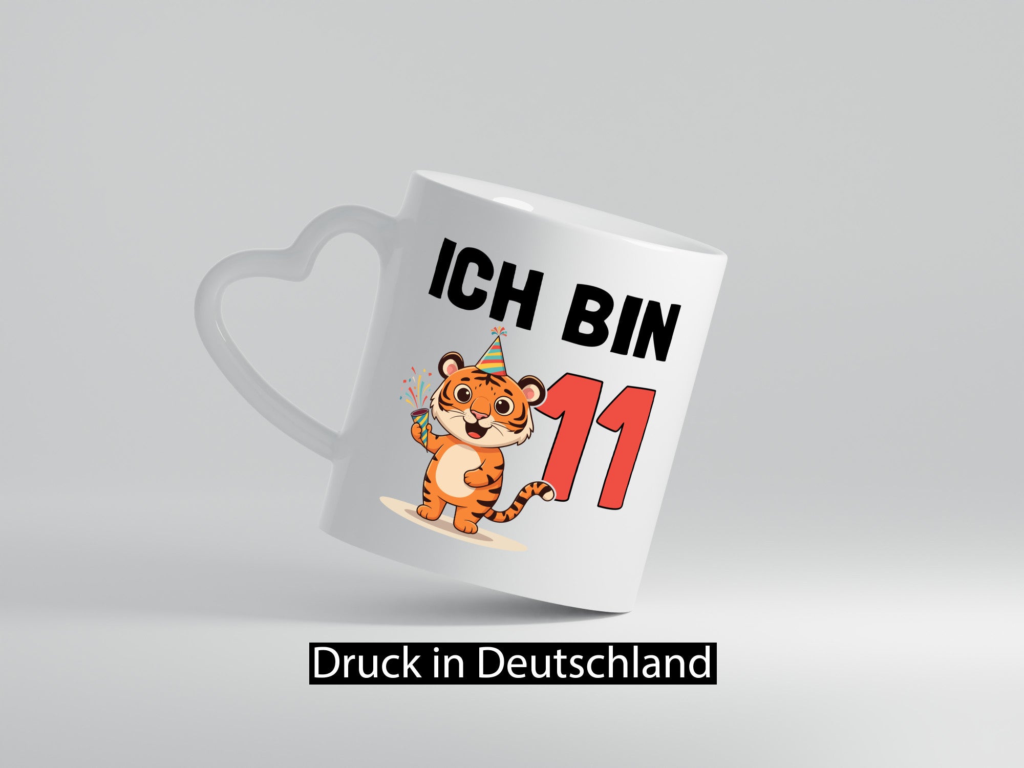 11. Geburtstag | 11 Jahre Tiger lustig Geschenkidee Geschenk Tasse