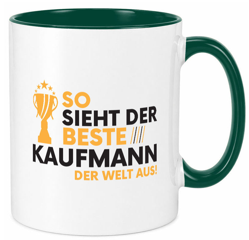 Der Weltbeste Kaufmann Kaufmänner lustig Humor Geschenkidee Geschenk Tasse
