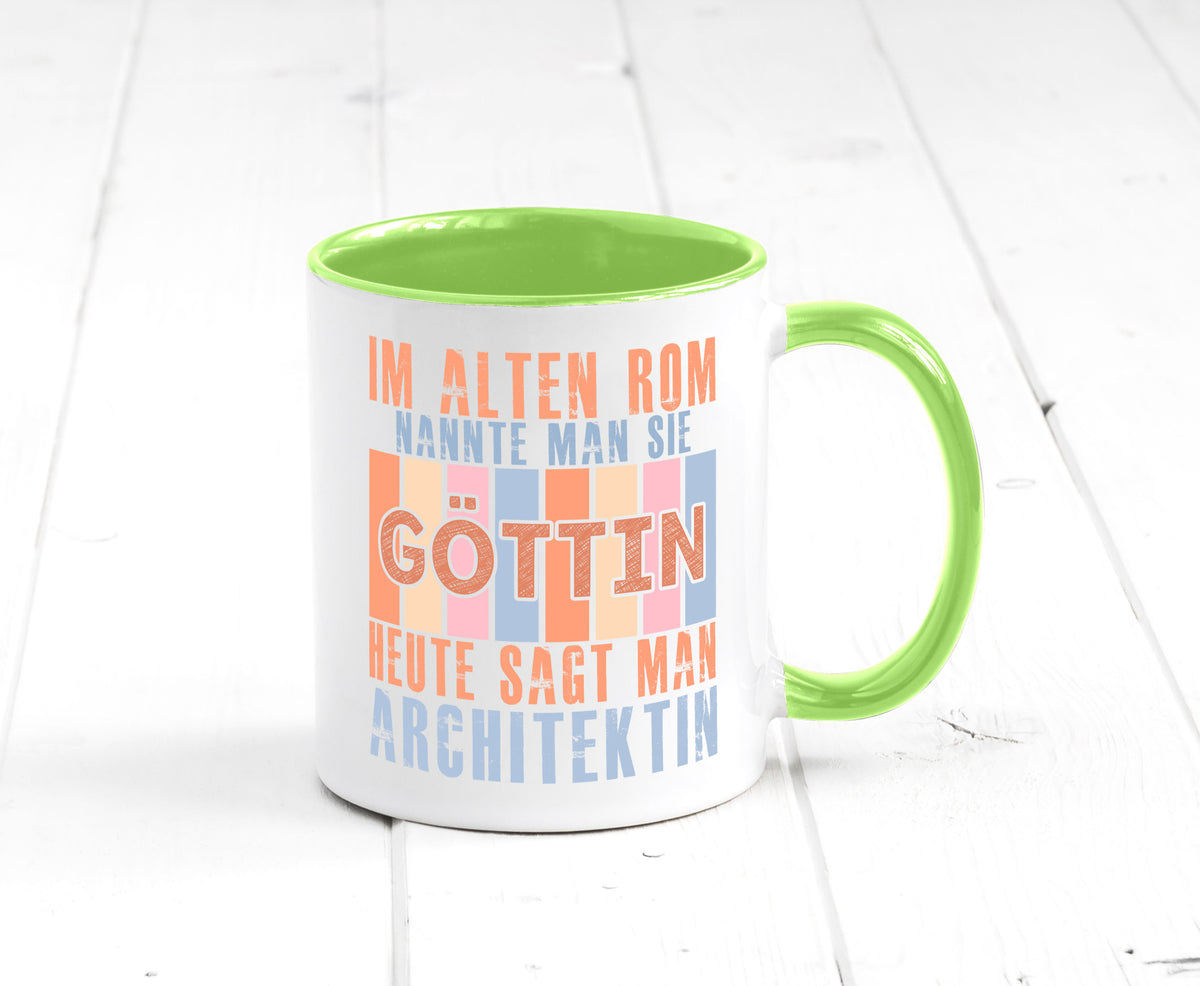 Heute sagt man: Architektin | Architektur Büro lustiger Spruch Geschenk Arbeit Tasse