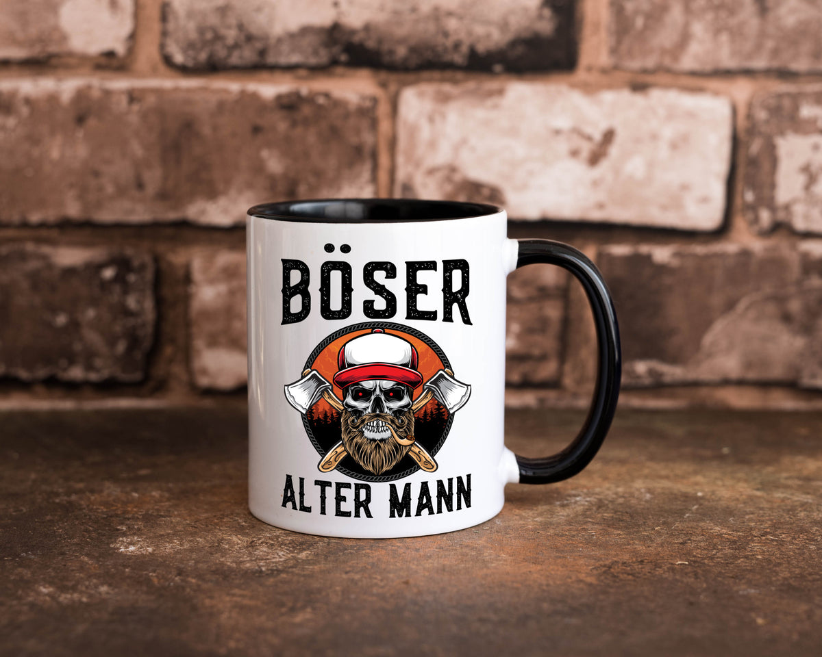 Böser alter Mann Humor Geschenkidee Tasse