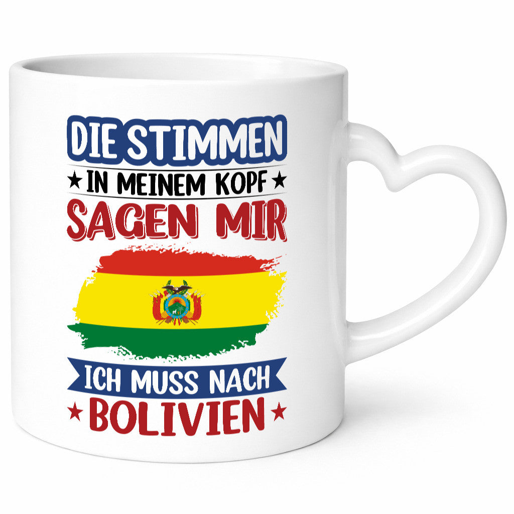 Bolivien | Urlaub Stimmen in meinem Kopf Traumland lustig Humor Geschenkidee