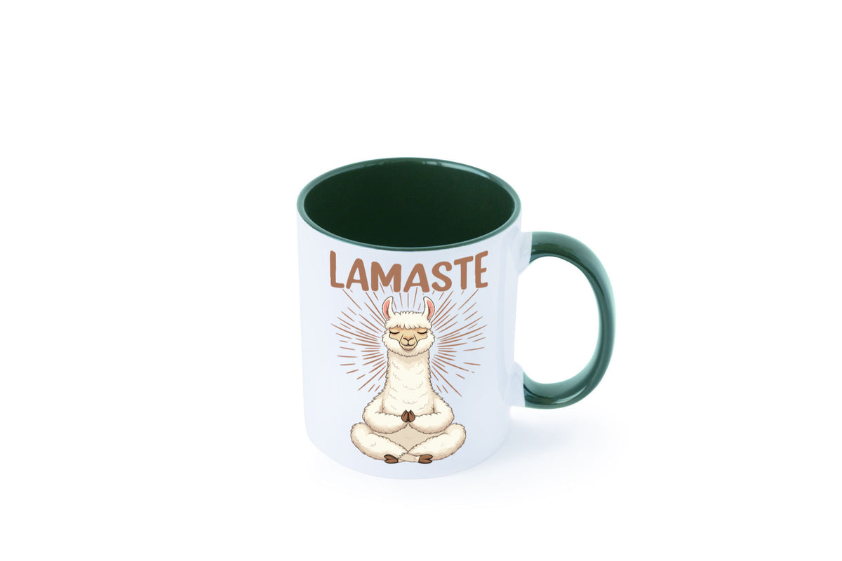 Lamaste | Lama Namaste lustiger Spruch Geschenk Humor Geschenkidee Tasse