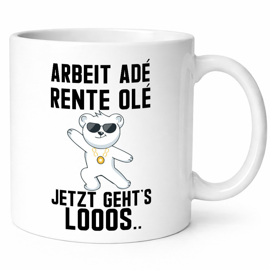 Arbeit ade | Rente Rentner Party Ruhestand Pension Geschenk Jubiläum lustiger