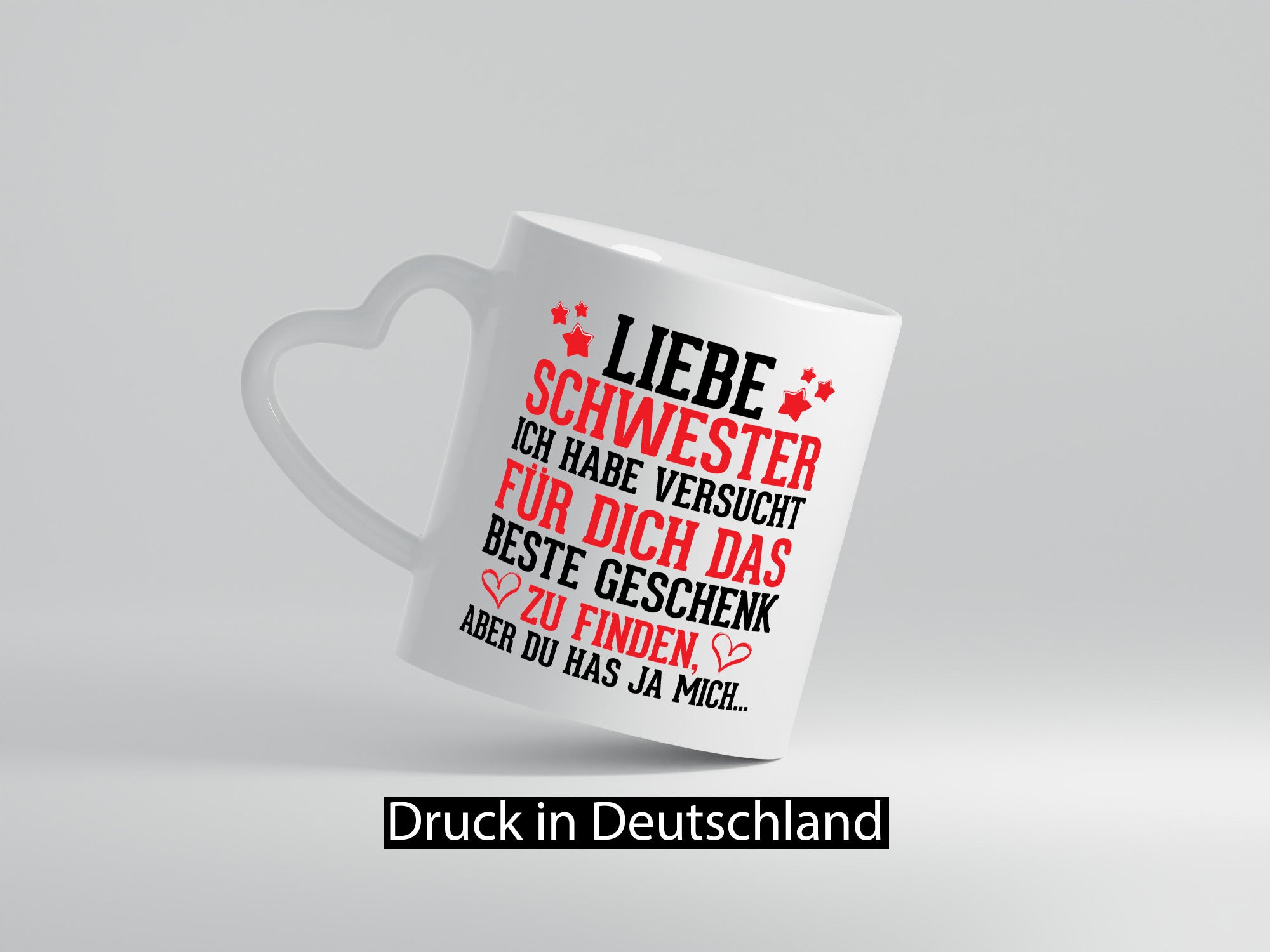 Beste Schwester lustiger Spruch Geschenk Humor Geschenkidee Tasse