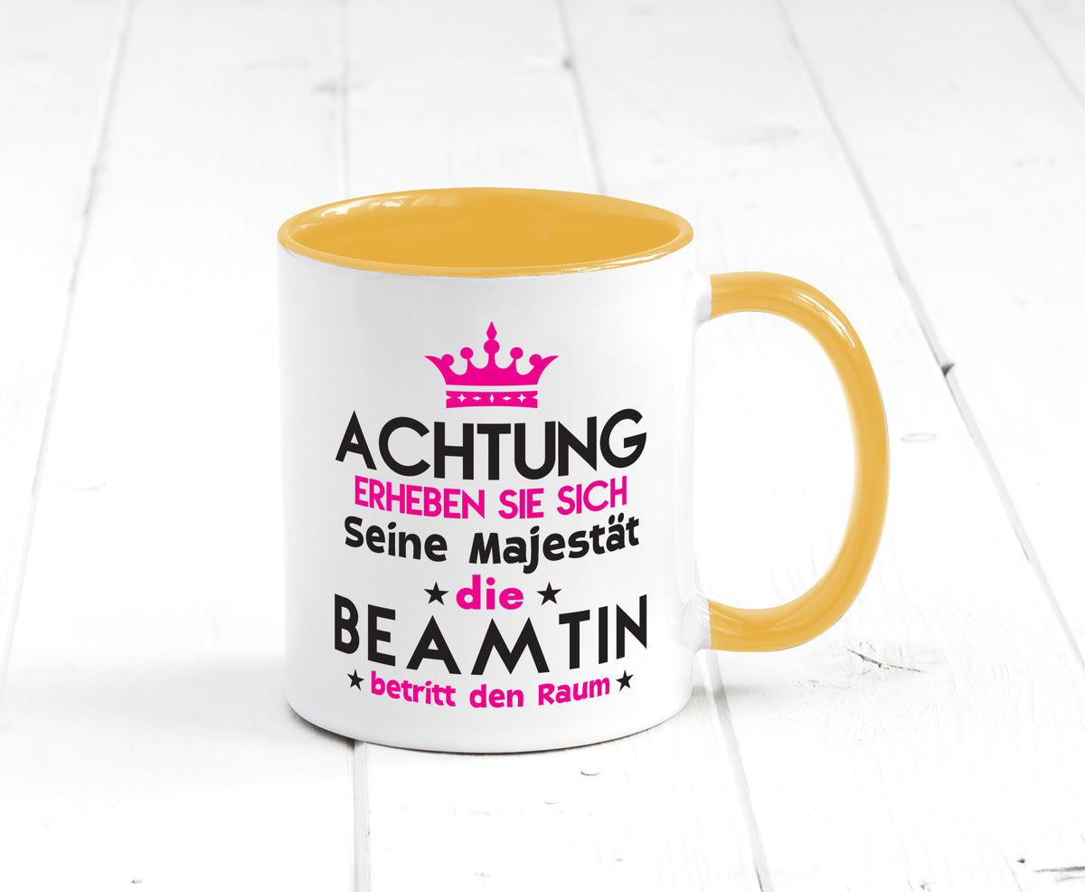 Seine Majestät Beamtin | Verbeamtung öffentlicher Dienst Geschenkidee Humor Tasse