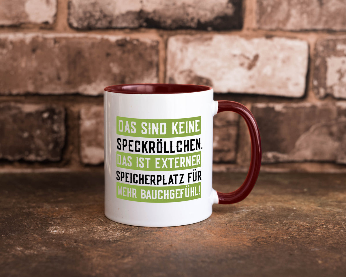 Keine Speckröllchen | Softwareentwickler PC Körperfülle Geschenkidee Humor Tasse