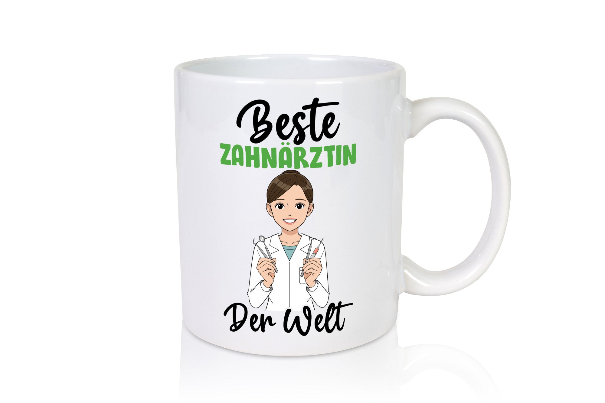 Beste Zahnärztin | Zahnmedizin Beruf v2 Humor Arbeit Kollegen Büro Geschenkidee
