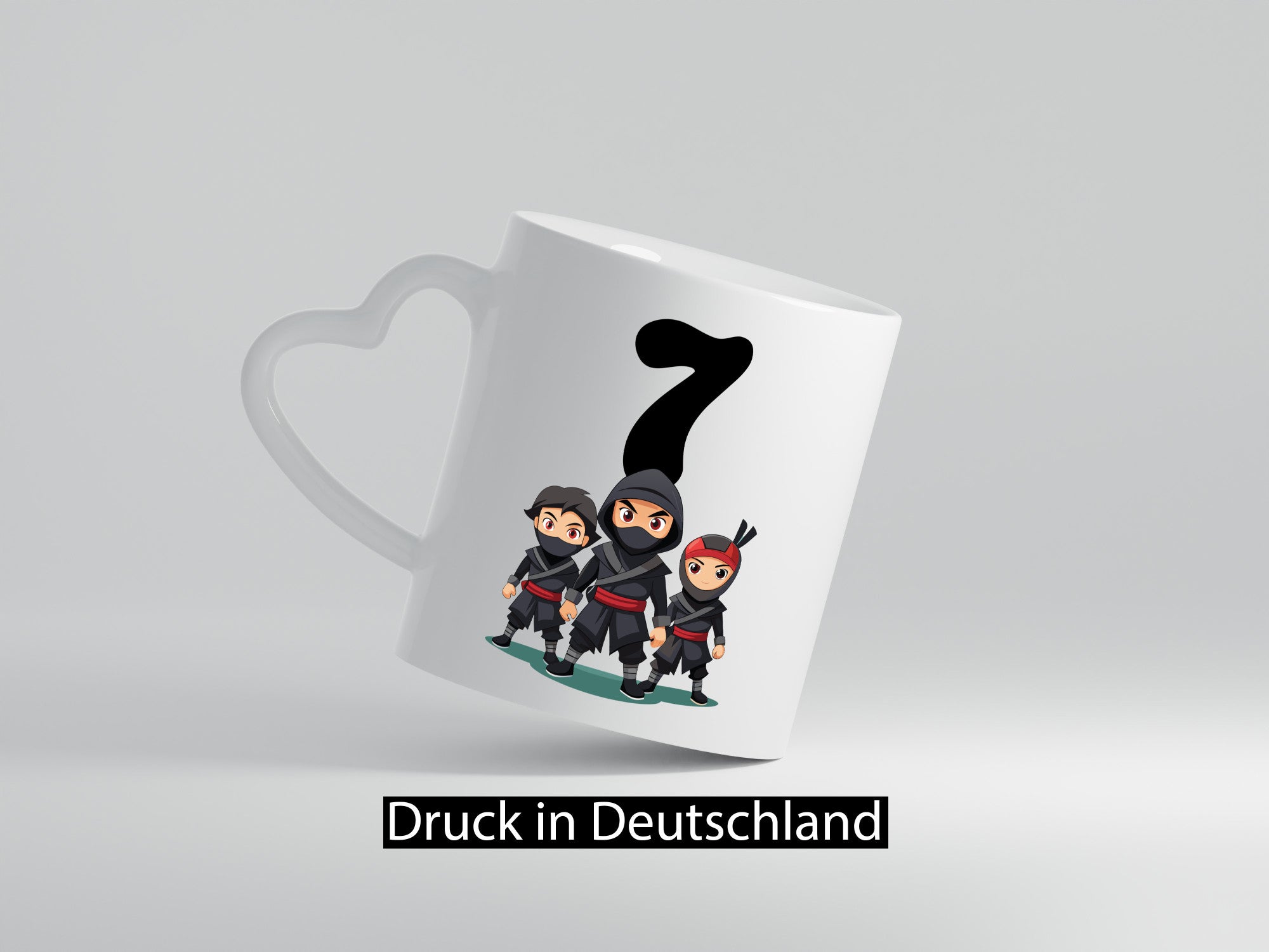 7. Geburtstag | 7 Jahre Ninja Geschenkidee Humor Tasse