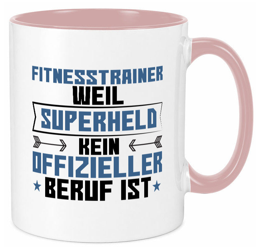 Superheld Fitnesstrainer | Personal Trainer Sport Geschenkidee Humor Tasse