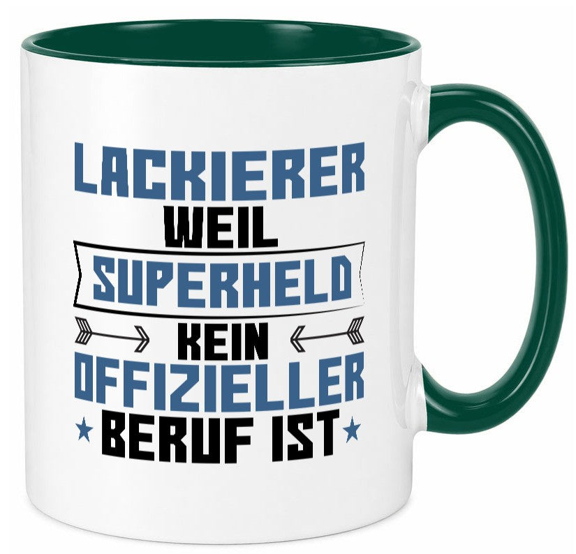 Superheld Lackierer | Definition lackieren lustig Humor Geschenkidee Geschenk Tasse