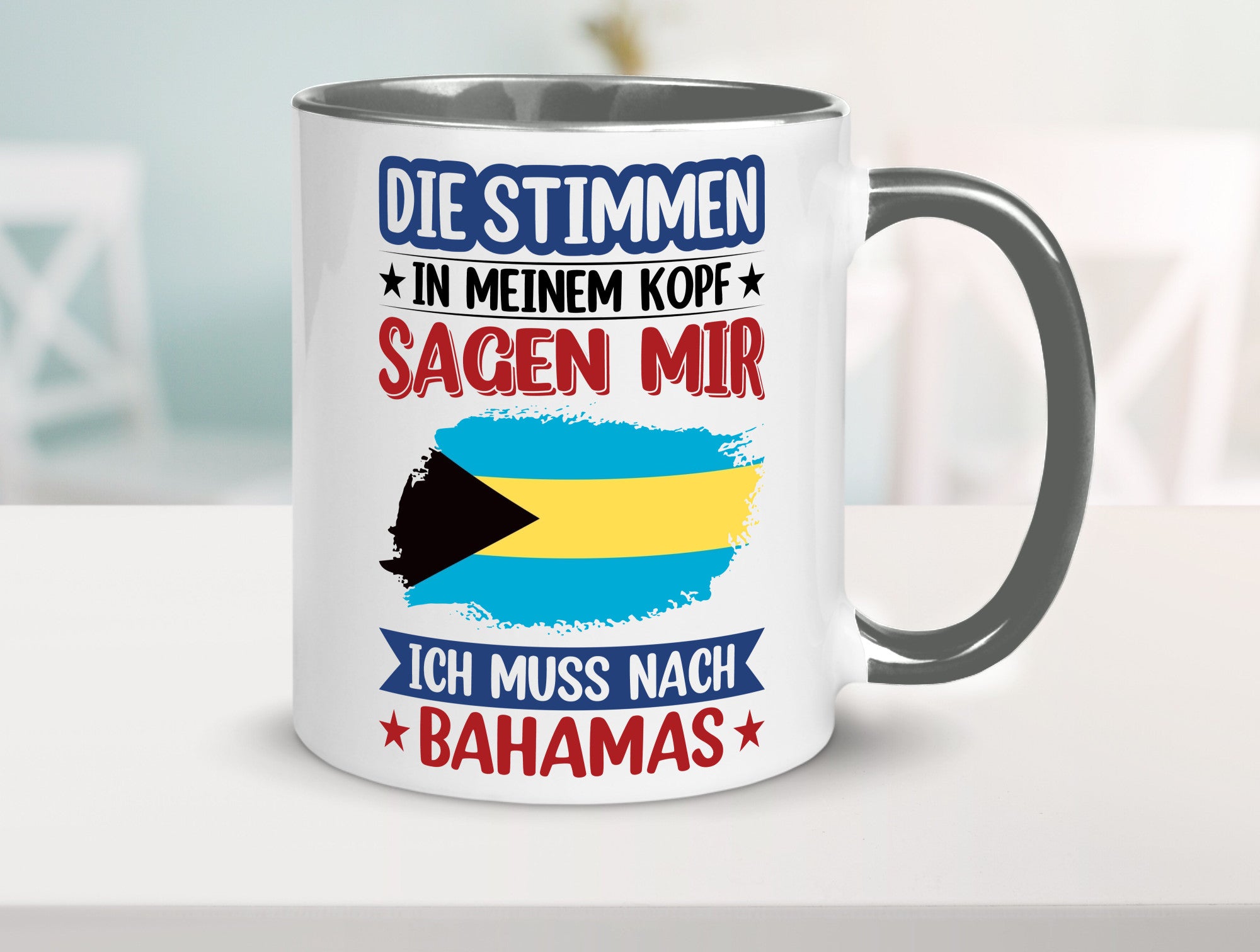 Bahamas | Urlaub Stimmen in meinem Kopf Traumland Geschenk Humor Geschenkidee
