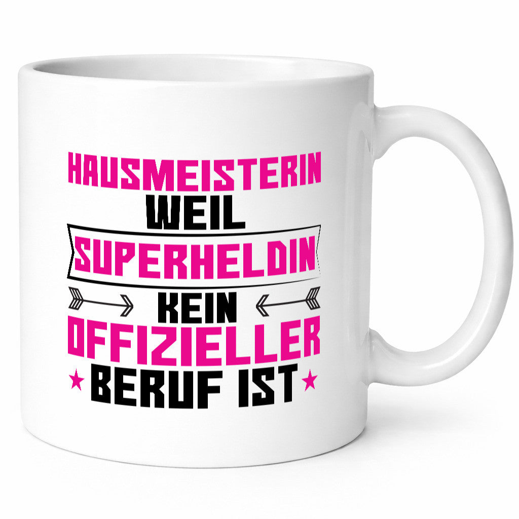 Superheldin Hausmeisterin | Hauswart Geschenk Humor Geschenkidee lustiger