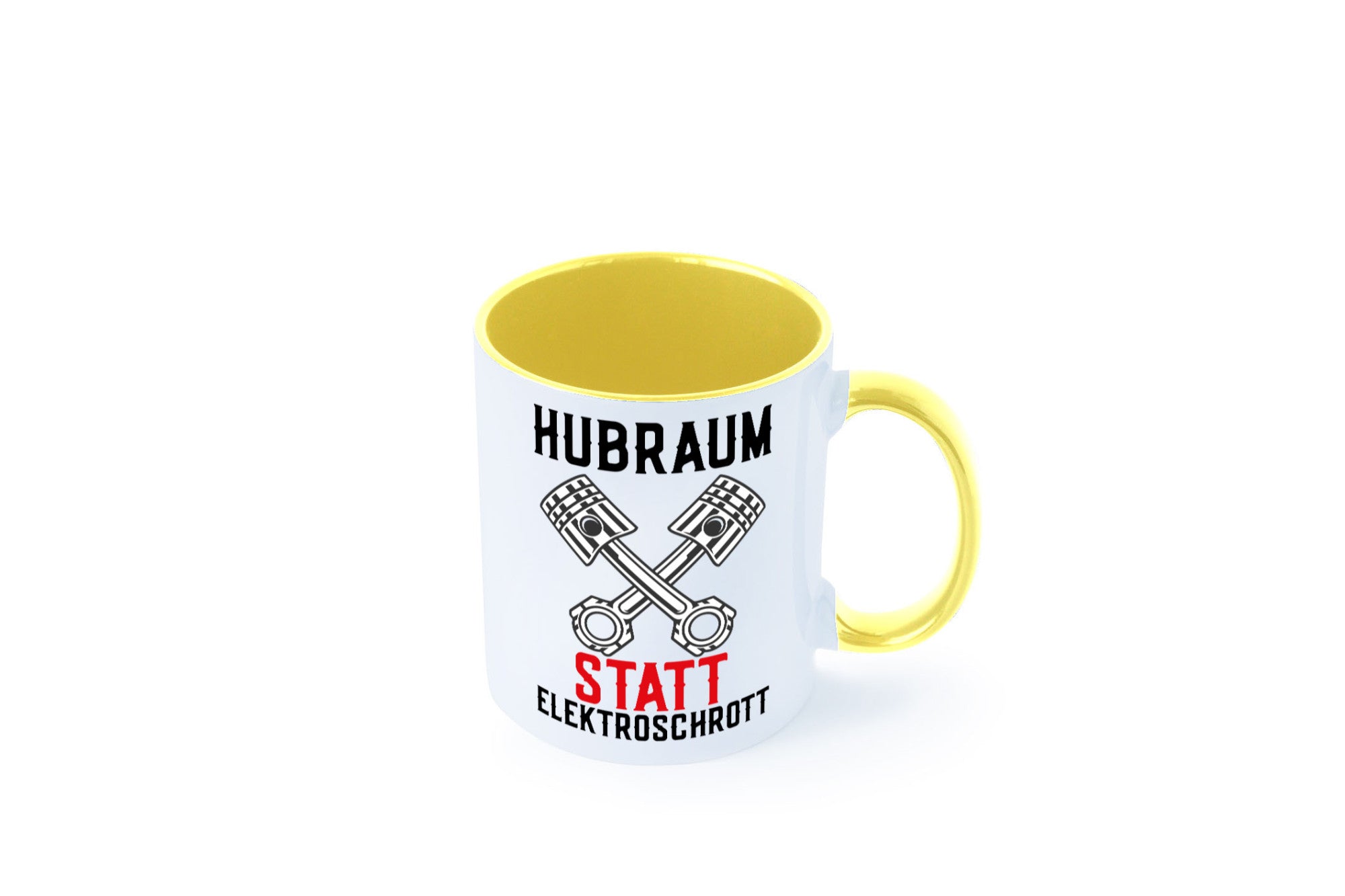 Hubraum statt Elektroschrott | Autofan Verbrennungsmotor Geschenk Humor