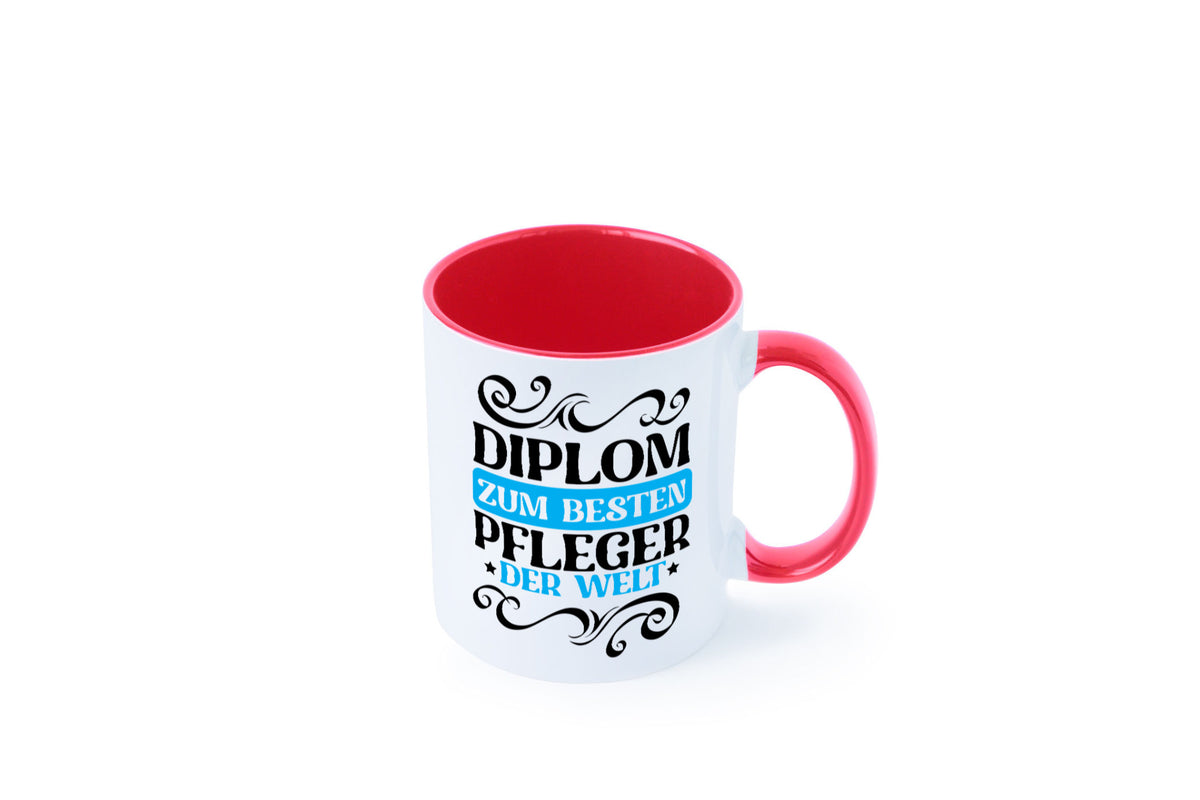 Bester Pfleger der Welt | Altenpfleger Pflegekraft lustig Humor Geschenkidee Tasse