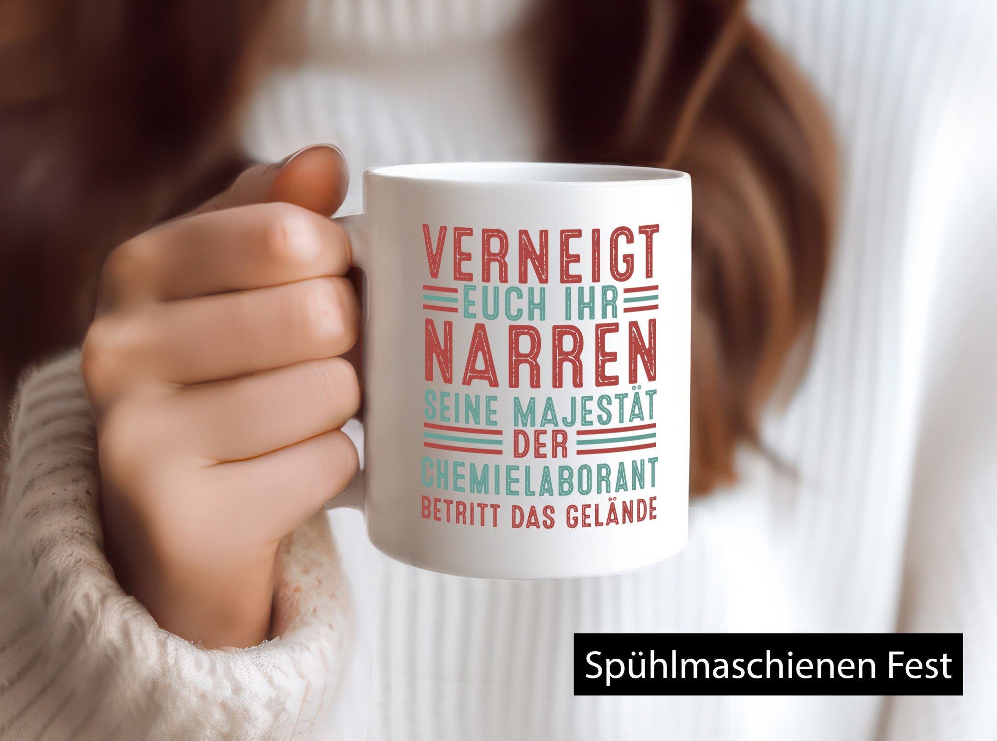 Verneigt euch: Chemielaborant | Laborant Chemie v2 Geschenkidee Humor Tasse