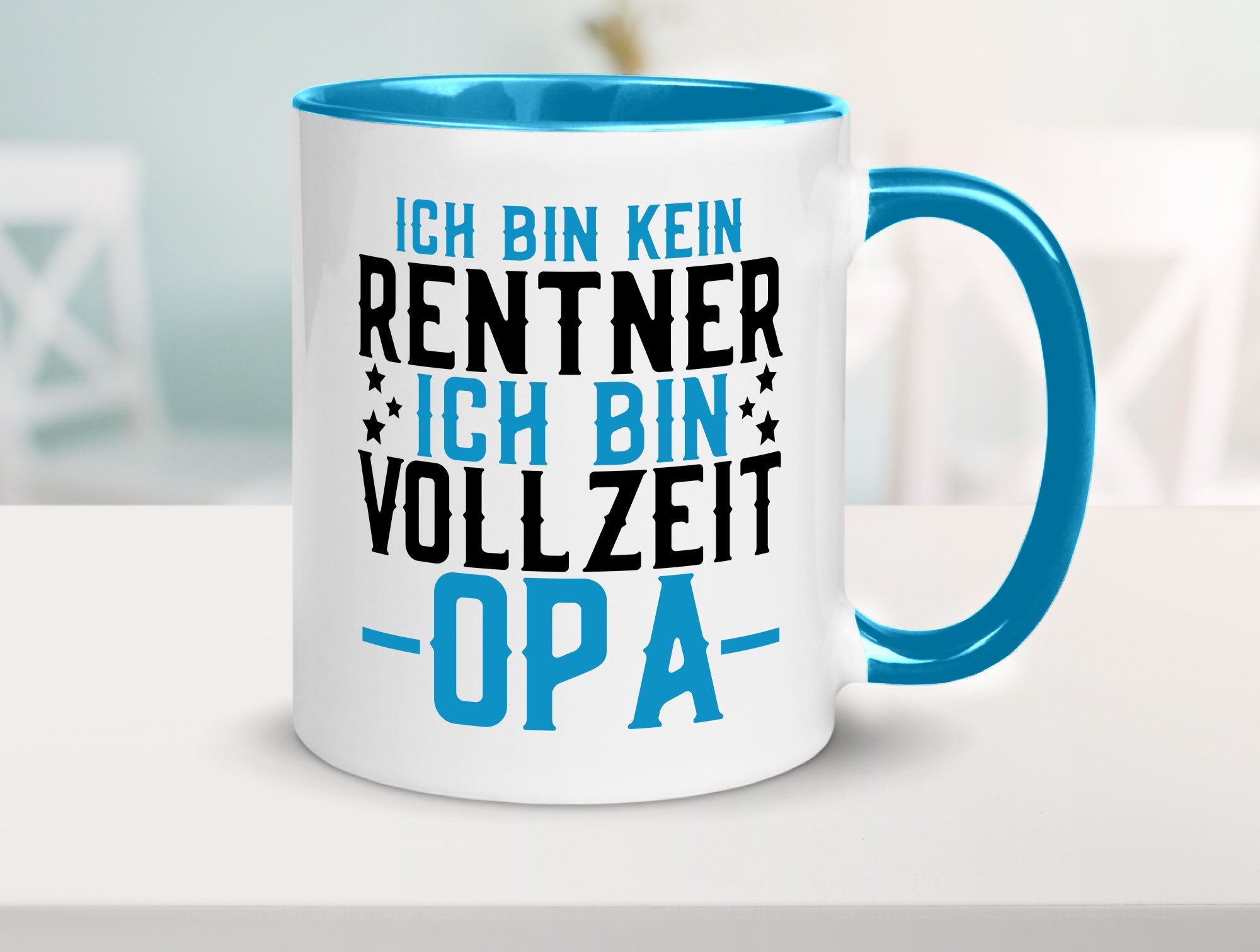 Rentner | Vollzeit Opa Pension Ruhestand Großvater lustiger Spruch Geschenk