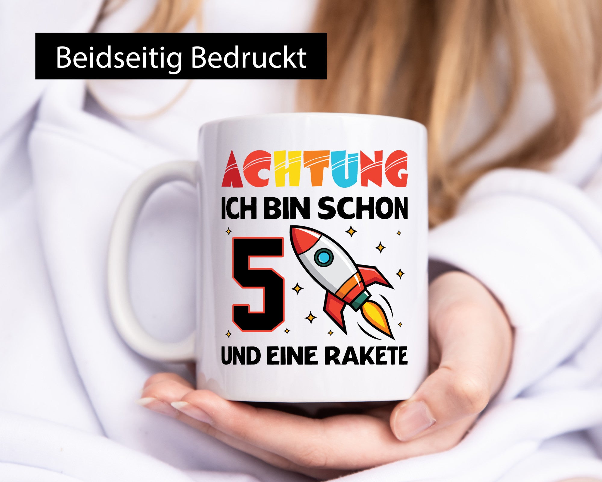 5. Geburtstag | Rakete Weltraum 5 Jahre Galaxy lustig Geschenkidee Geschenk