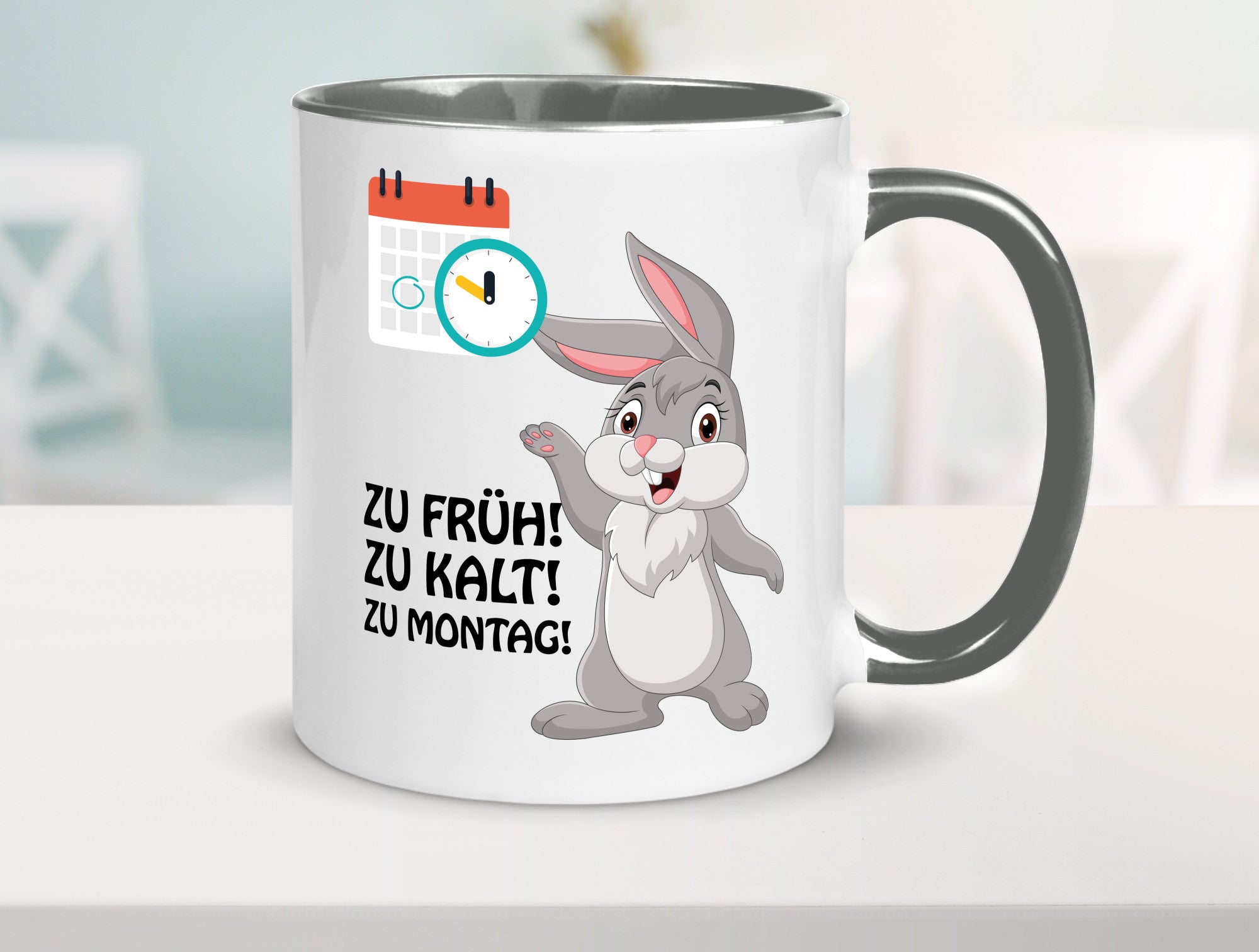 Kalter Montag Geschenkidee Humor Tasse
