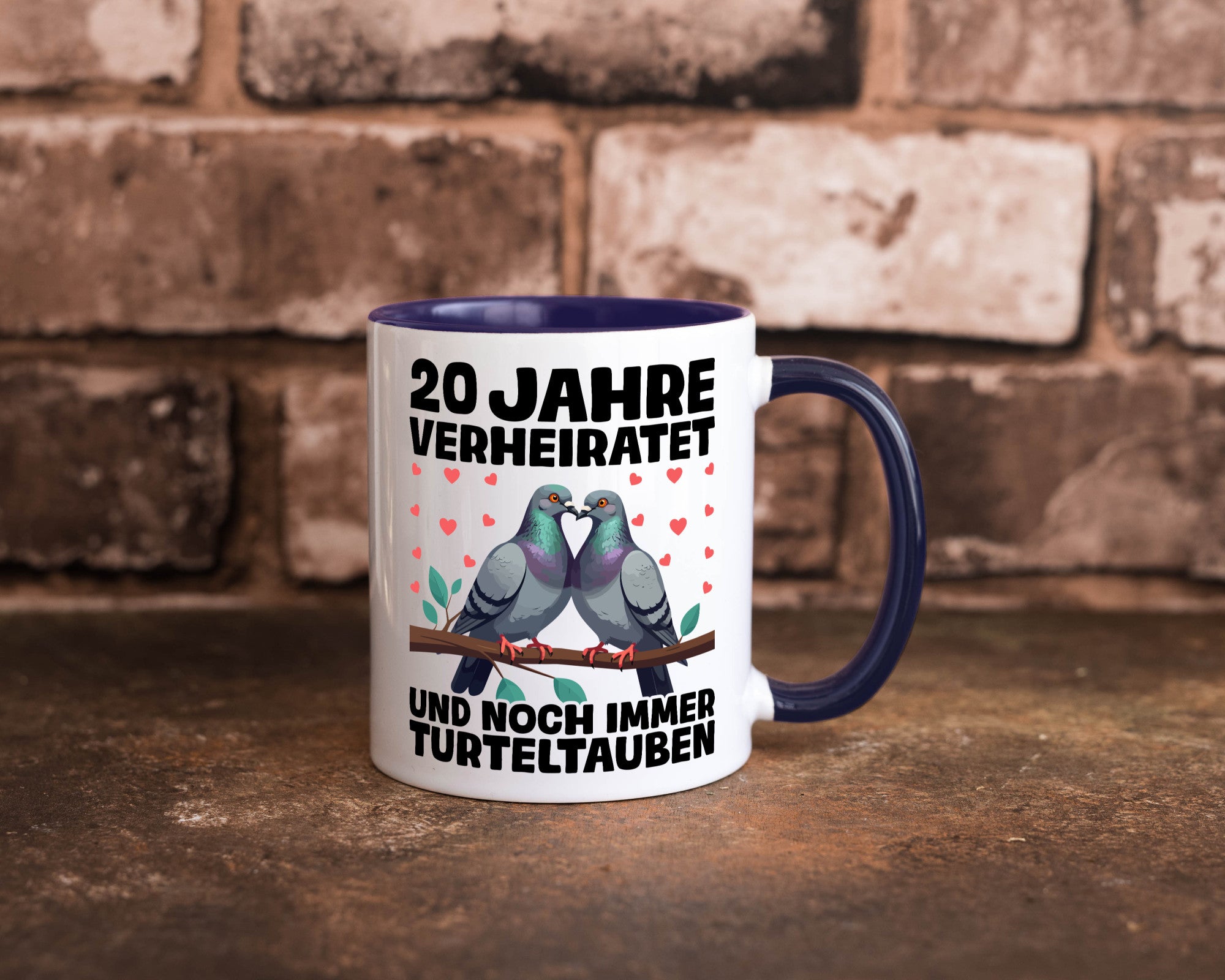 20 Jahre verheiratet | Turteltauben Ehe Ehepaar lustig Humor Geschenkidee